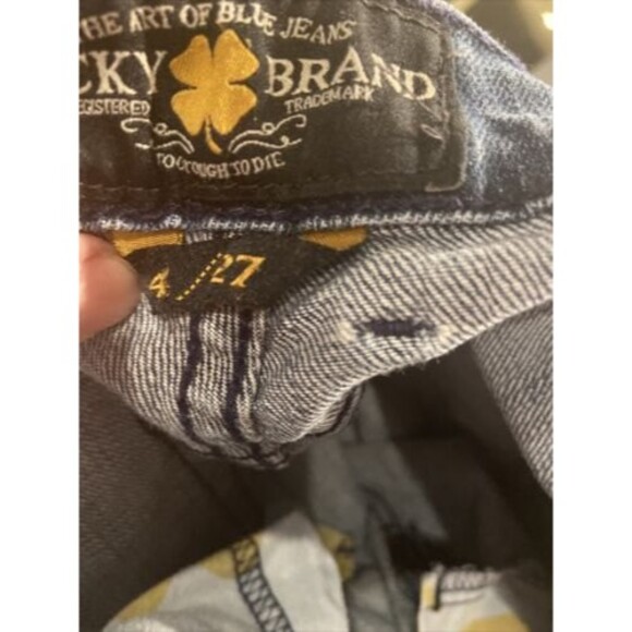 Lucky Brand Jeans Womens Sz 4/27 Leslie Sweet N Low Bootcut Stretch Low Rise Y2K - Picture 8 of 8